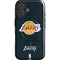NBA Los Angeles Lakers Black Primary Logo iPhone 16 Plus Magsafe Impact Case
